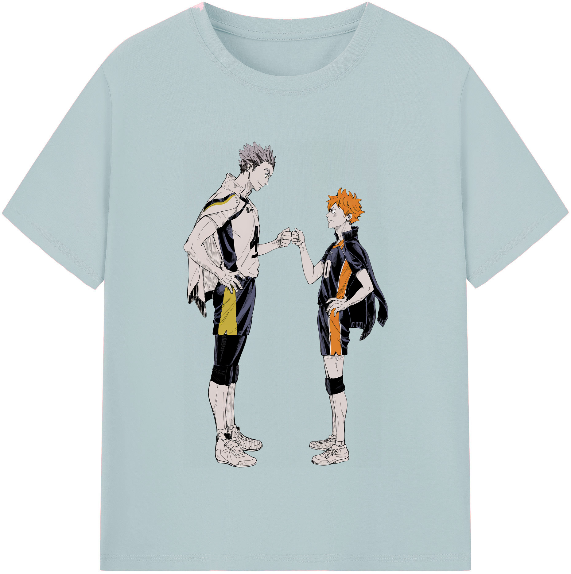 （画像用） ハイキュー!! Haikyu!! 綿100％半袖Tシャツ（フロントプリント）